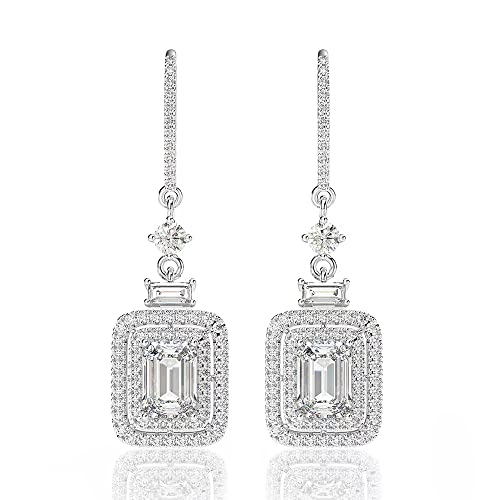 Boucles d'oreilles moissanite LAMGUL pour un éclat diamant éternel
