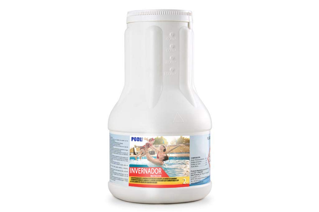 Invernador Multiacción | Tratamiento Conservación Piscina Otoño-Invierno | Tratamiento Multiacción | Formato 2 kg | POOLiberica