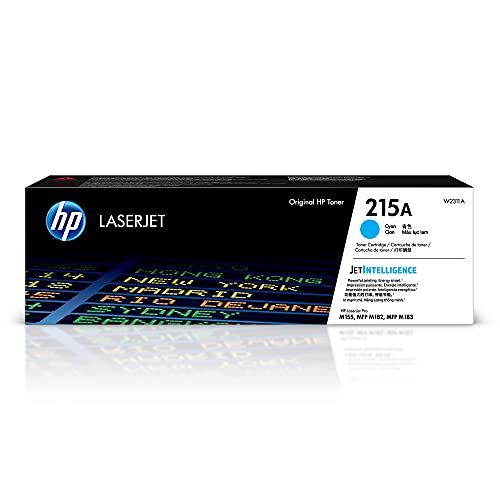 Image of HP 215A Cyan Toner Cartridge Printers | Works with Color LaserJet Pro M155, Color LaserJet Pro MFP M182, M183 Series | W2311A