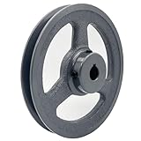 Saelno AK61-5/8 Sheaves,v Belt Pulley 5/8 inch Bore 5.95' OD,Motor Pulley Cast Iron for A AX 3L 4L V-Belts,AK6158 Pulley