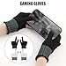 8 Pcs Gaming Gloves for Sweaty Hands, Finger Sleeves for Mobile Gaming, Dedales Gamer Profesionales, Ultra Thin Silver Fiber Thumb Sleeves Mobile, Comfortable Breathable Fit for Most Finger Sizes