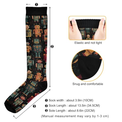 Image of Fisyme Socks for Women Men Warm Comfort Athletic Crew Running Hiking Cycling Compression Socks