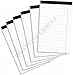 for 6Pcs Legal Pads 5X8 College Ruled, 30 Perforated, Double-Sided Sheets, Perfect f
