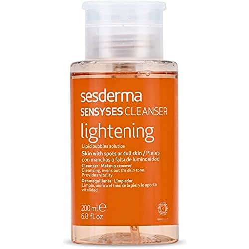 Sesderma | Sensyses Lightening Cleanser Nettoyant Démaquillant | Nettoie le maquillage | Répare votre peau tout en lui redonnant de la luminosité | Nettoyant pour la peau | Démaquillant | 200 ml