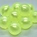 BnR Tackle SBMG12 Soft Beads, 12 mm, Mean Green, Neutral Buoyancy, 10/Pack