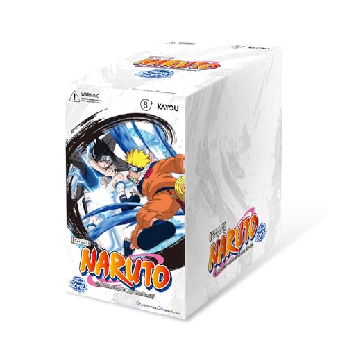 KAYOU Naruto-Smriti Heaven Scroll Collectible Trading Card Box Series 1 158 Card Types 24 Packs 8 Cards per Pack Ages 8+
