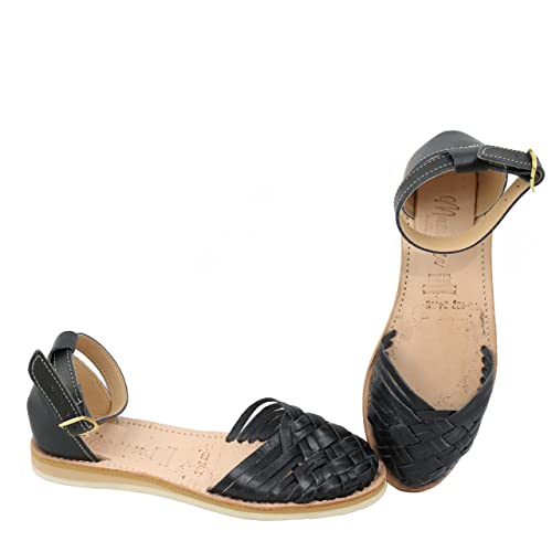 Macarena Collection Sandals women Huarache Sandal Colorful Leather Mexican Style 922 Ankle Strap3