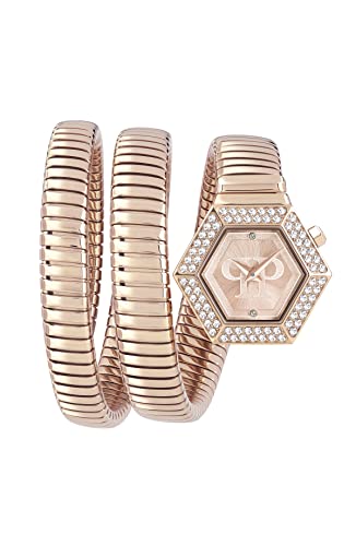 Philipp Plein Damen Analog Armbanduhr $Nake Hexagon