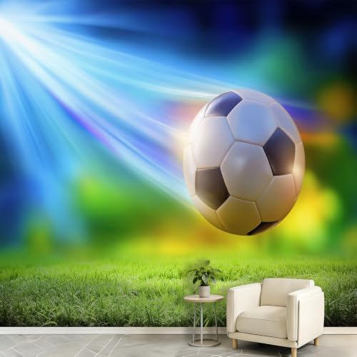 Papier peint photo intissé 150x105cm moderne sportif football pour mur - 2