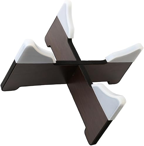 Miniatura 6 de SUPVOX Soporte de tambor de lengua de madera ajustable con almohadilla antideslizante de silicona, soporte para exhibición y rendimiento de tambor