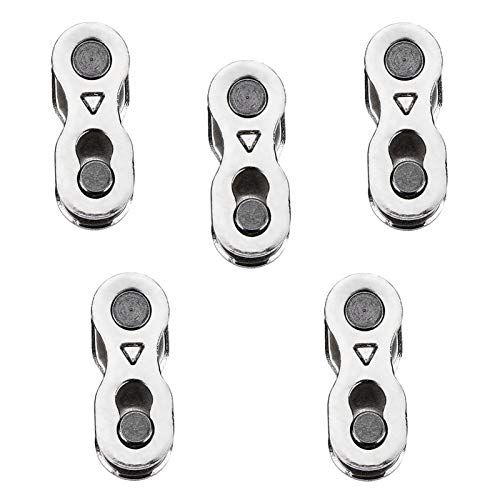 Yosoo Health Gear Bike Chain Missing Link, Master Link for Bicycle Chain, Quick Link Chain Link Connector MTB Road Mountain Bicycle, 5 Pairs Bicycle Missing Link for 6, 7, 8, 9 Speed Chain (6 7 8)