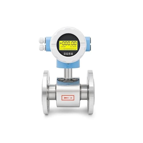 Industrial Digital Flow Meter Sensor High Accuracy Flange Link Standard Pipeline Electromagnetic Flowmeter (Color : DN-80)