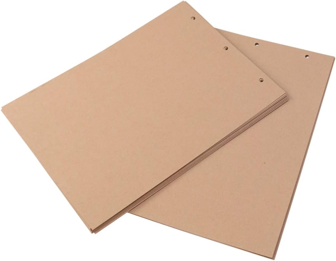 15 Sheets Refill Pages for Scrapbook Photo Album Premium Paper Inner Pages for DIY Memory Books and Photo Storage Practical Craft Supplies for Home Use