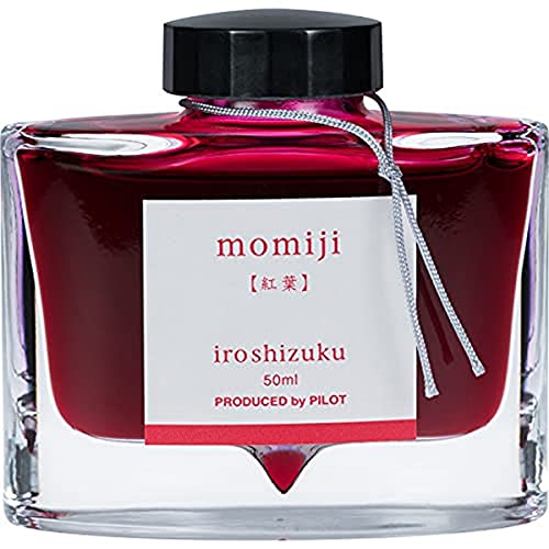 Image of Pilot Iroshizuku Bottled Fountain Pen Ink, Momiji, Autumn Leaves, Red (69208)
