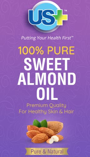 Us+ HU-XI-139 10Oz 100% Pure Sweet Almond Oil - All-Natural, Expeller-Pressed, Hexane-Free thumb #7