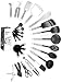 Kitchen Utensil Set - 11 Kitchen Gadgets & Cooking Utensils. Stainless Steel Kitchen Utensils for Nonstick Cookware. Spatula Set, kitchen tongs, potato masher set, Apartment Essentials Gifts - ÉLEVER