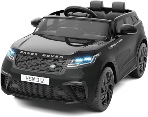 TUFSPRAX Voiture électrique Enfants, 12V Voiture électrique pour Enfant avec télécommande, Land Rover Officielle, Jouets à chevaucher pour Enfants de 3 à...