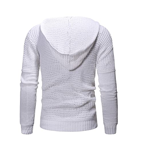 Pull D'hiver Homme épais En Tricot - Col Rond, Manches Longues, Doux Et Chaud, Style Vintage