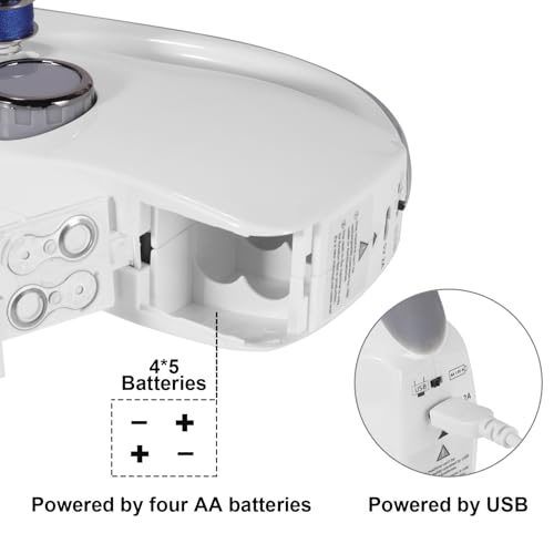 Sewing Machine, Handheld Sewing Machine for Beginners, Two Speed Adjustment, Easy to Use and Fast Stitch Suitable for Clothes,Fabrics, DIY Home Travel (Grey)