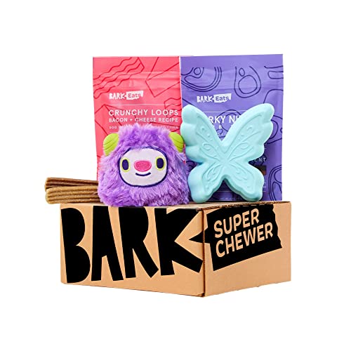 Super Chewer by BarkBox Monthly Subscription Box, Dog Box Care Package for Aggressive Chewers, Durable Dog Toys, Small Dog (0-20lb)