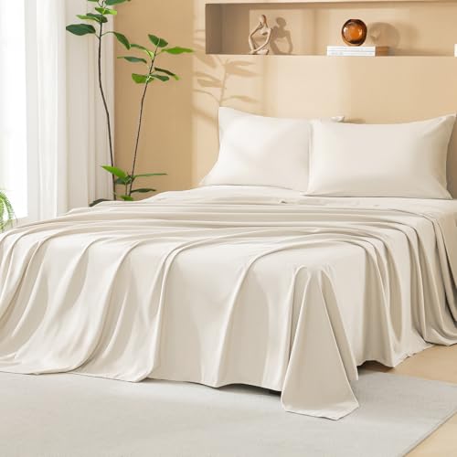 Litanika Beige Queen Size Comforter Set with Sheets - 7 Pieces Bed in a Bag Queen Boho Tufted Complete Bedding Sets with Comforter, Sheets, Pillowcases & Shams by Litanika - Image 5