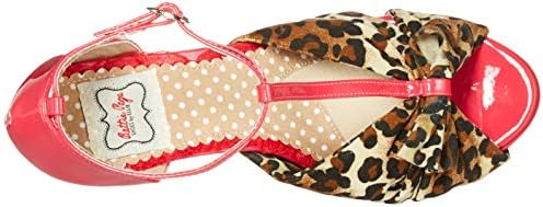 Bettie Page BP412-BESSIE Pump, Fuchsia, 8 M US | Image 4
