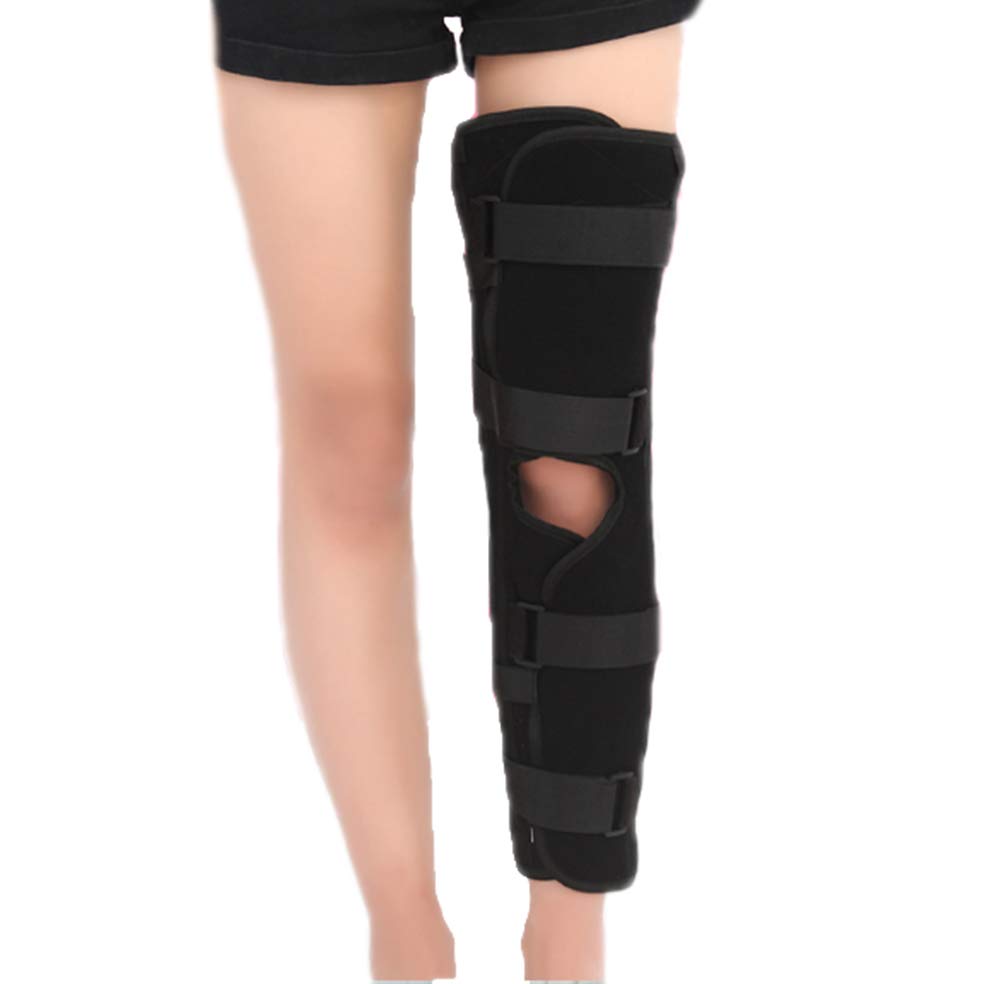 WDSOPK Knee Brace Adjustable Knee Joint Immobilizer Brace Fixation Stabilization Fracture Support for Joint Pain Relief Arthritis Injury Workout