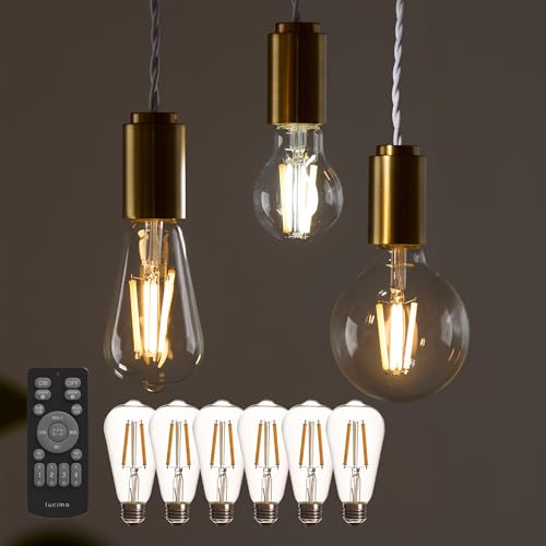 VENTOTA LED�d�� �����R���� �������F �O���[�v���� ��đ��� E26���� ������ 60W���� �Ɩ� �ȒP �֗� �ȃG�lled�Ɩ� �������Ɩ� ���邢 �����F �����F �d���F �������� �d���P�i luc-fl (ST64, �y1+6�Z�b�g�zLu