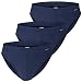 Produktbild Ammann® 3er Pack Slips ohne Eingriff, Unterhosen, Briefs, Hipster, dunkelblau, anthrazit, Neu (5 / (M), dunkelblau)
