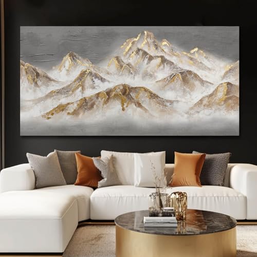 Décoration murale pour salon moderne grande toile paysage SDYA