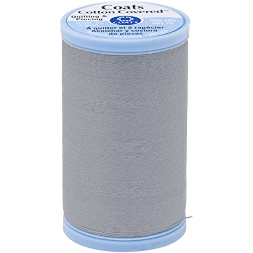 Hilo para acolchado y confección Coats Cotton Covered, 500 yardas, color Nugrey miniatura 1
