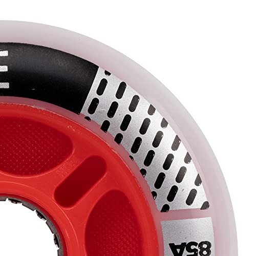 K2 Skate Strobe 80 mm - 2 Pack Light Unisex - Adult Inline Skate Wheels - White - 30G3120 - Image 4
