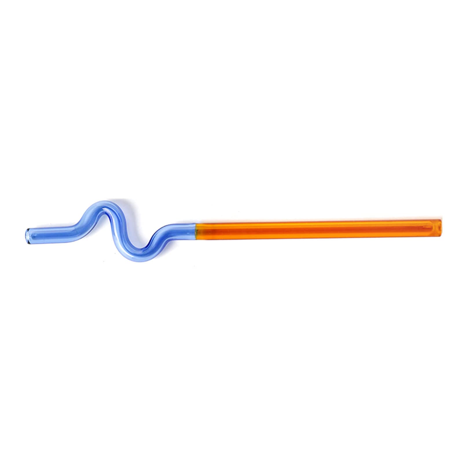 Beimus Glass Drinkware Straws Shape for Drinks Cute Home Kitchen Household Kitc Drinking Straws