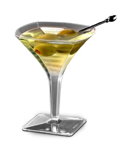 Squares Mini Martini Glass, 2oz, 96 Glasses