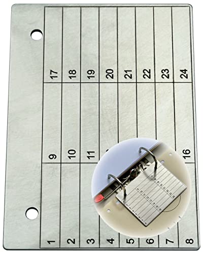 Steel Wallet aus hochwertigem Edelstahl (gelocht zum Abheften) für Krypto Seeds | BIP39 Steelwallet Crypto Cold Storage Bitcoin & Ethereum