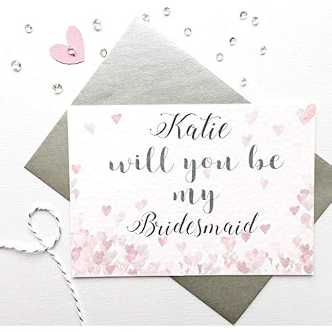 Will You Be My Bridesmaid Personalised Card Cover