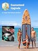 Tabla de paddle inflable Niphean (extra grande), SUP para 2+1 personas/familia, capacidad de 500 lbs, tabla de paddle con accesorios SUP, aleta StabilTrac, tabla antideslizante para adultos 7