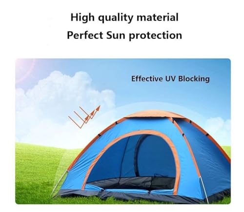 Image of 2 Person Camping Tent | Waterproof Double Layer Dome Tent with Carry Bag | Wind Resistant, Easy Setup | Ideal for Camping, Trekking & Outdoor Travel