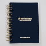 GUIDED FORMAT: Thoughtfully crafted prompts and reflection to deepen your understanding of the sermon and apply it to your life. AMPLE WRITING SPACE: 148 pages of high-quality, bleed-resistant 110 gsm paper (thicker than normal paper) to capture key ...