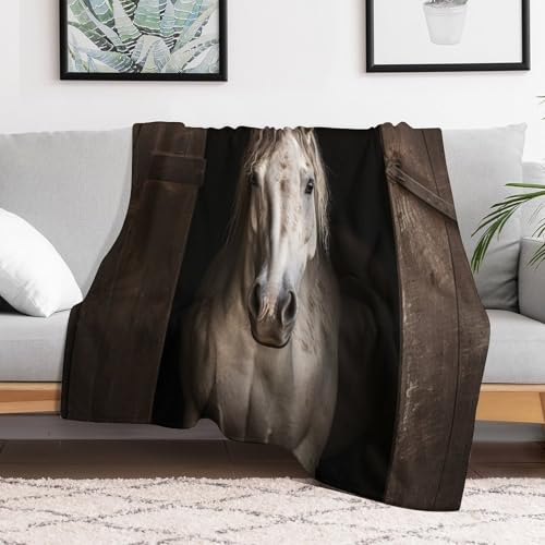 Couverture cheval en polaire de flannel de lit 140x180 cm - 3