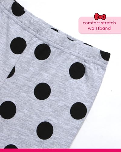 Image of Hello Kitty Girls' Legging Set - 2 Piece Printed T-Shirt and Cozy Matching Leggings for Girls (2T-12), Size 2T, Pink /Grey