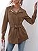 ANRABESS Women's Jacket Belted Long Sleeve Wrap Trench Coat 2025 Fall Winter Casual Dressy Travel Outerwear with Pockets Brown Small