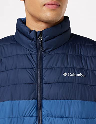 Columbia Jaqueta masculina Powder Lite, Night Tide/Collegiate Navy, 2X Grande