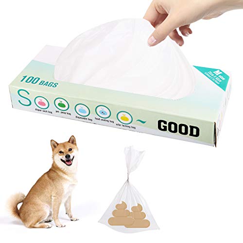 Odor Sealing Disposable Bags for Pet Waste, Diapers, Ostomy bags or any Sanitary Product Leak Proof Odor Blocking Bags Dog Poop Waste Bags Durable and Unscented (White, M-100bags) Odor Sealing Disposable Bags for Pet Waste, Diapers, Ostomy bags or any Sanitary Product Leak Proof Odor Blocking Bags Dog Poop Waste Bags Durable and Unscented (White, M-100bags)
