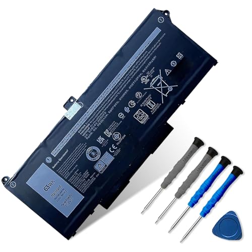 Image of 63Wh RJ40G 4-Cell Laptop Battery Compatible with Dell Latitude 14 5420 Latitude 15 5520 Precision 15 3560 Series Notebook P137G P137G001 P104F P104F001 0WK3F1 0M3KCN 005R42 15.2V 3941mAh