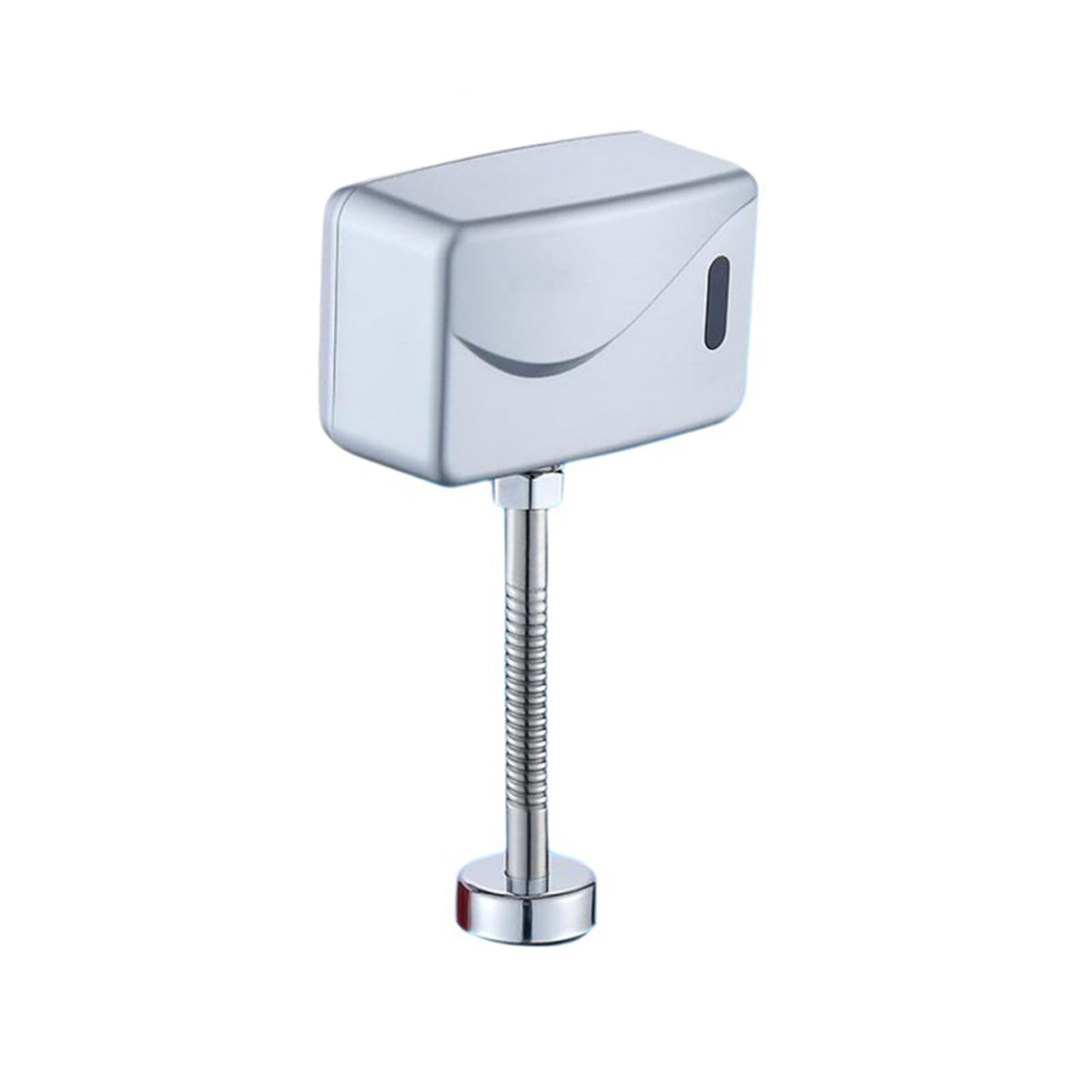 Msioytog Silver Concealed Wat Touchless Automatic Urinal With Accuracy Flushing Control Modern Abs Small Space Saving Structure For Home Commercial Abs Automatic Urinal