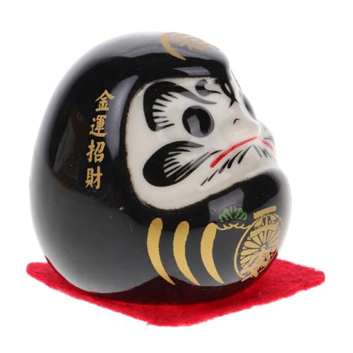 Figurine Japonaise Bodhidharma miniature traditionnelle en céramique idée cadeau