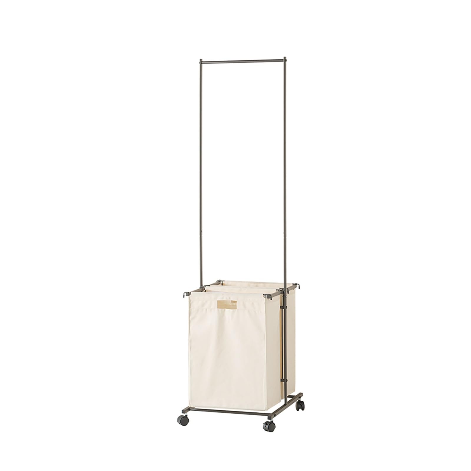 Étagère à vêtements avec roulettes robuste pour optimiser le rangement de votre dressing de chambre