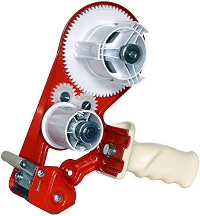 WOD High Quality Light Weighted Handheld Double Coated Tape Dispenser with Solid Steel Frame - Ideal for Longer Length Lay-Down Applications: Fits Up to 2 Inch Wide (Holds 3 Inch Core)