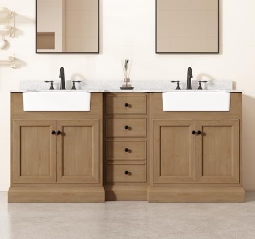 72" Bathroom Vanity with Sink Set, Vintage Single Bath Vanity